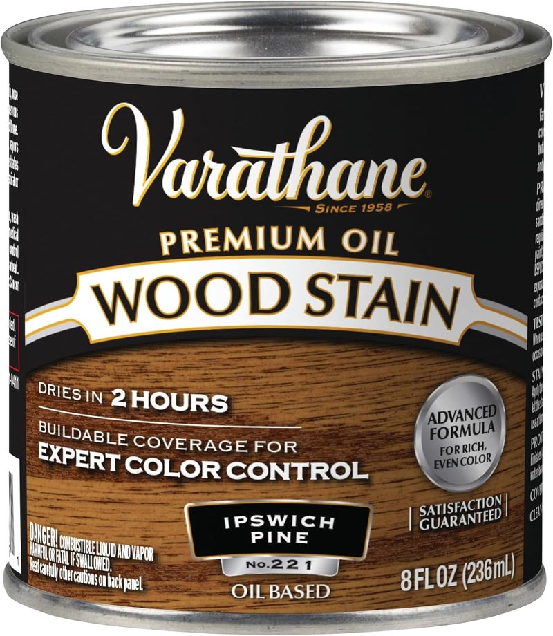 VARATHANE 1/2 لتر من صبغة الخشب الداخلية من رست-أوليوم 211791 إبسويتش باين القائمة على الزيت - Image 1
